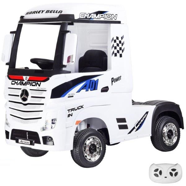 Elektromobilis tralas vaikams Mercedes Benz 24V 4x4 (Balta)
